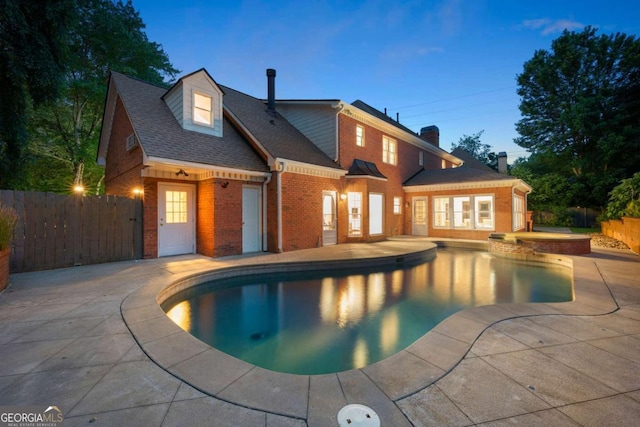 2903 Ashebrooke Dr NE, Marietta, GA 30068 - view of pool with a patio and a pool with connected hot tub
