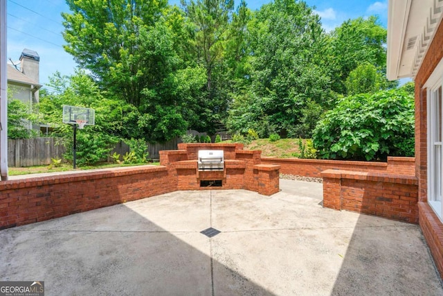 2903 Ashebrooke Dr NE, Marietta, GA 30068 - fenced backyard featuring a patio area and area for grilling