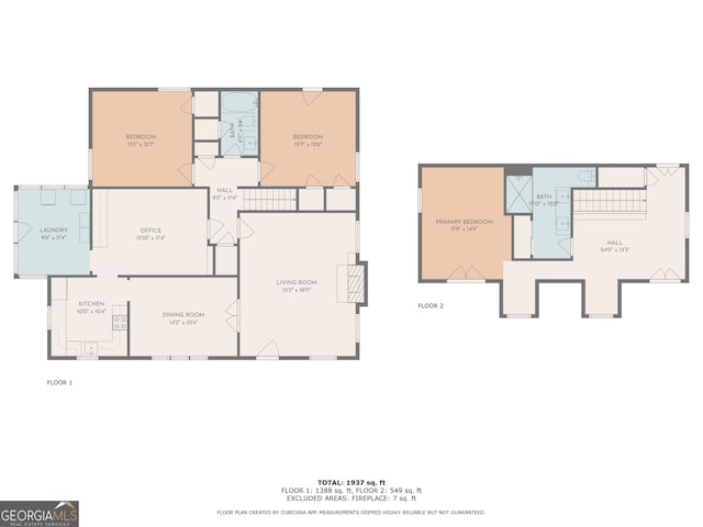 74 Hollis Hts, Newnan, GA 30263 - view of floor plan / room layout