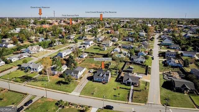 74 Hollis Hts, Newnan, GA 30263 - aerial perspective of suburban area