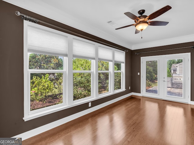 302 Burberry Ct, Griffin, GA 30223 - unfurnished sunroom with plenty of natural light and french doors