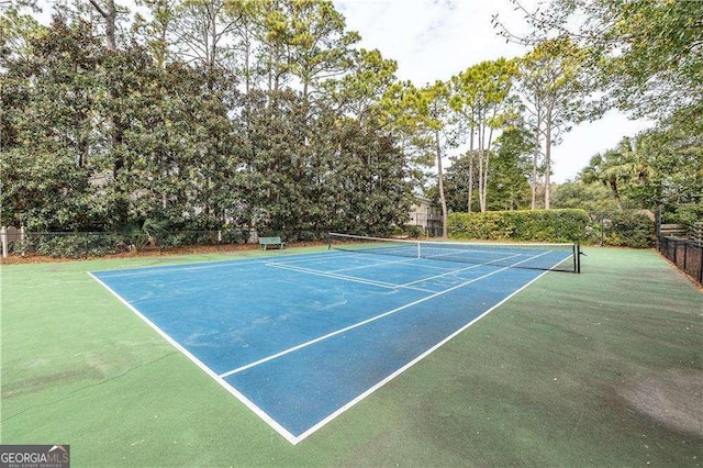 2510 Demere Rd Unit 7, Saint Simons, GA 31522 - view of tennis court featuring community basketball court