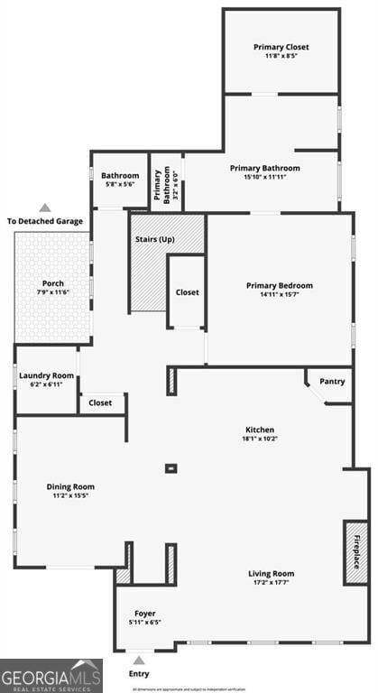 1057 Crossroads Trl, Milton, GA 30004 - view of property floor plan