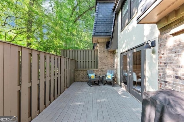 2 Arpege Way NW, Atlanta, GA 30327 - view of wooden terrace