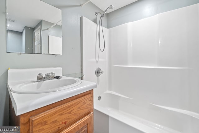 2958 Paul Harris Rd, Dallas, GA 30157 - bathroom featuring  shower combination and vanity