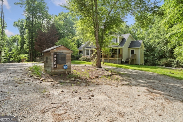 2958 Paul Harris Rd, Dallas, GA 30157 - view of yard featuring an outdoor structure