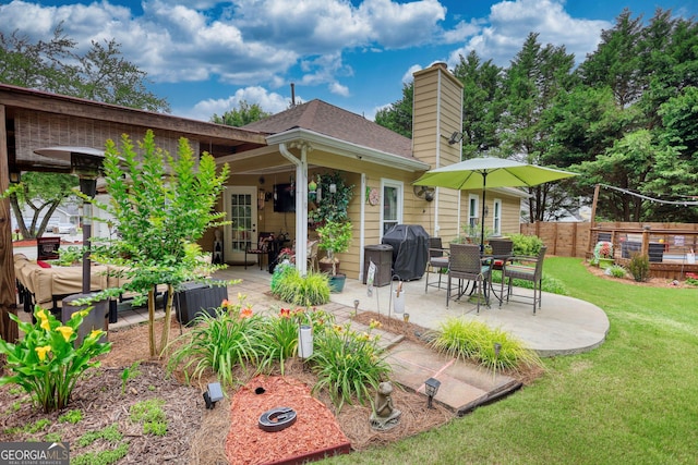 55 Ashton Pl, Covington, GA 30016 - view of patio / terrace with a grill