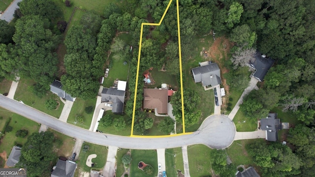 55 Ashton Pl, Covington, GA 30016 - aerial view of property's location with property parcel outlined