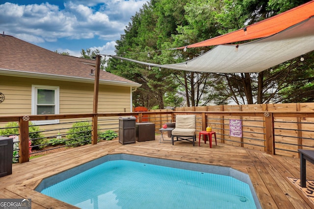 55 Ashton Pl, Covington, GA 30016 - view of pool with a deck