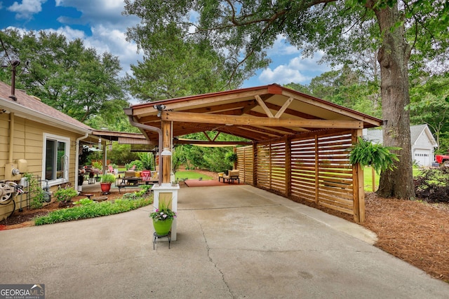 55 Ashton Pl, Covington, GA 30016 - view of parking / parking lot with a carport