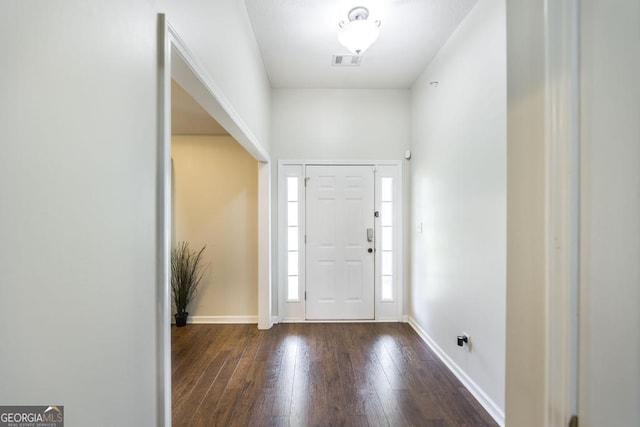 76 Duke Ln, Kathleen, GA 31047 - entryway with wood-type flooring and baseboards