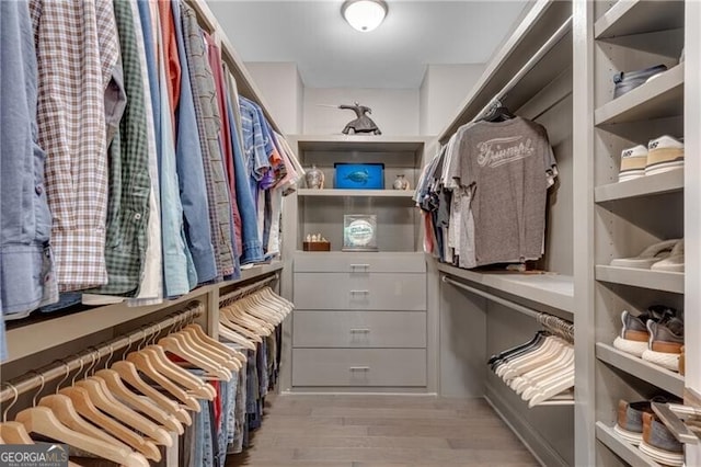 6445 Lucent Ln, Atlanta, GA 30328 - spacious closet featuring wood finished floors