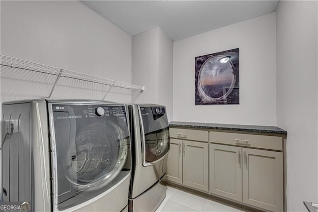 6445 Lucent Ln, Atlanta, GA 30328 - laundry room featuring separate washer and dryer and light tile patterned floors