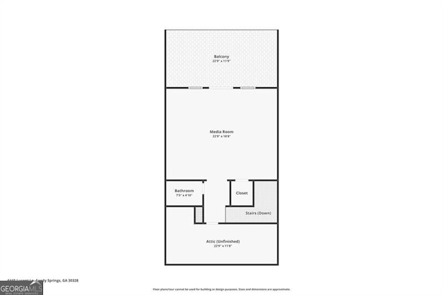 6445 Lucent Ln, Atlanta, GA 30328 - home floor plan