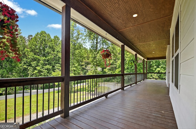 57 Clear Creek Valley Dr Unit 8A, Ellijay, GA 30536 - deck featuring a yard