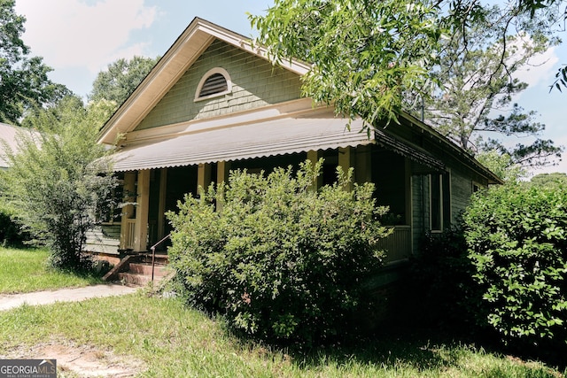 8 D Ave, Thomaston, GA 30286 - view of front facade with covered porch