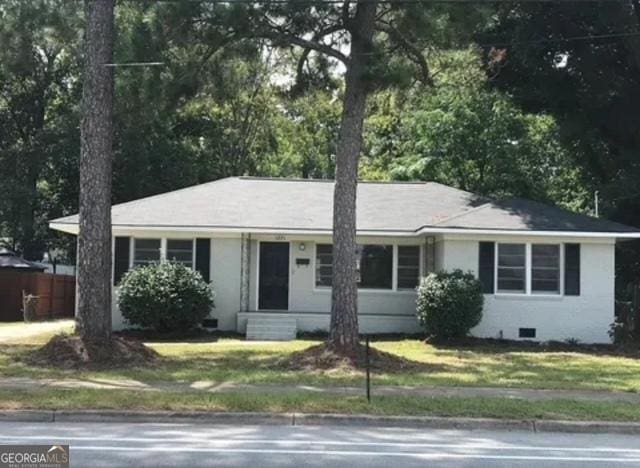1271 Rigdon Rd, Columbus, GA 31906 - ranch-style house with a front lawn and entry steps