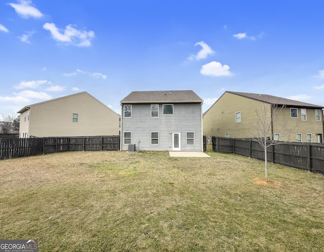 789 Galveston Way, Mcdonough, GA 30253 - back of house featuring a patio area and central AC