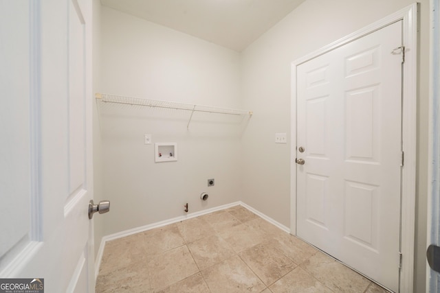 70 Sylvia Cir, Covington, GA 30016 - washroom with washer hookup, electric dryer hookup, gas dryer hookup, and baseboards
