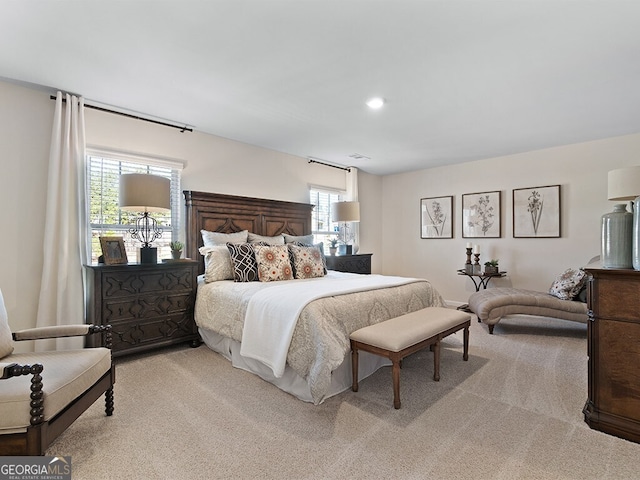 366 Lost Creek Blvd, Dallas, GA 30132 - bedroom featuring carpet and recessed lighting