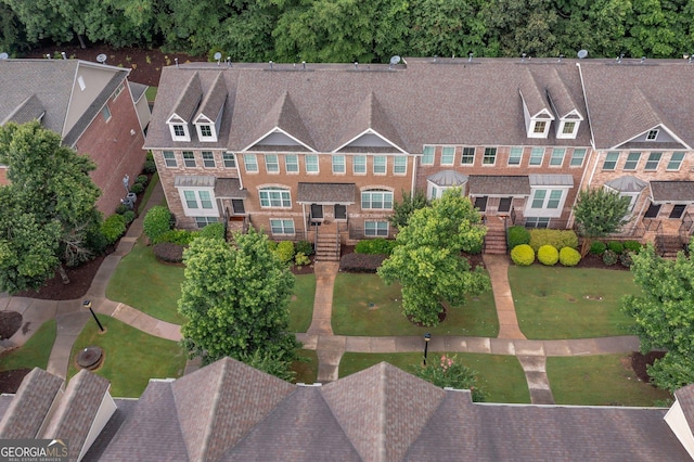 7850 Willoughby Ct, Alpharetta, GA 30005 - aerial perspective of suburban area