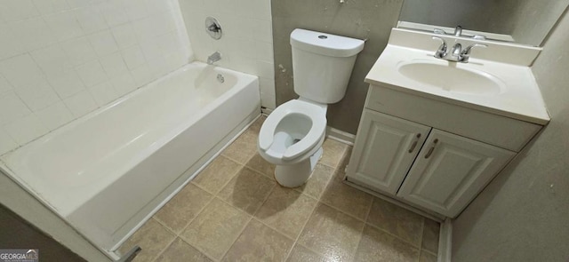 3226 Bruckner Blvd, Snellville, GA 30078 - full bath with toilet, vanity, and shower / washtub combination