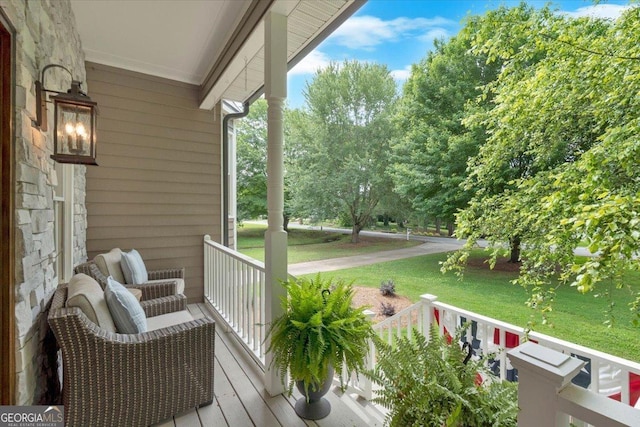15 Split Oak Dr SW, Cartersville, GA 30120 - view of covered porch