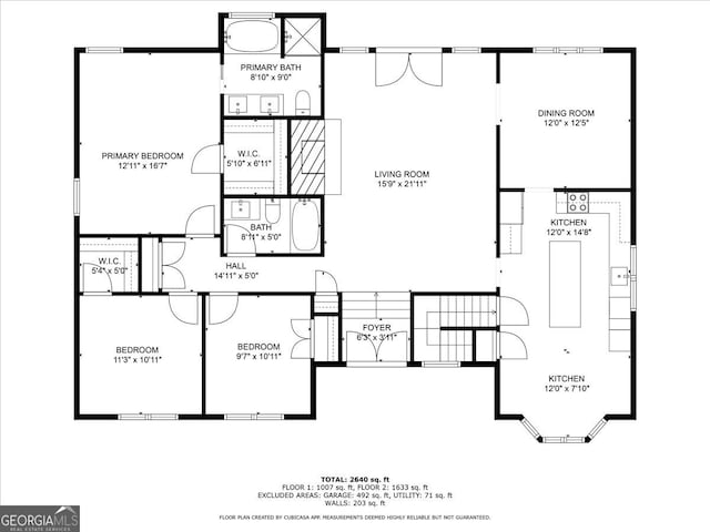 15 Split Oak Dr SW, Cartersville, GA 30120 - home floor plan