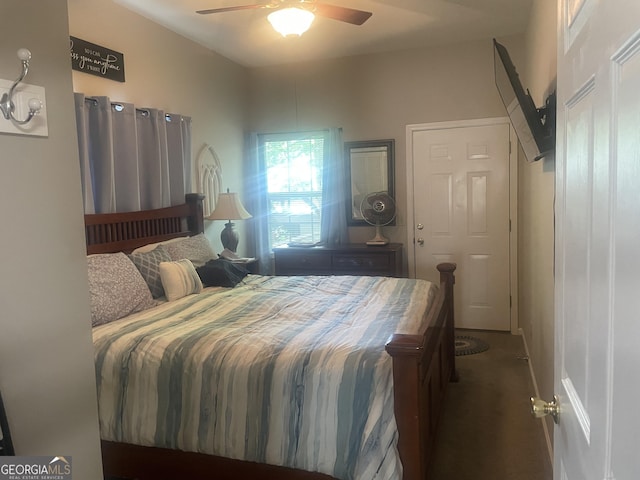 32 Yogi Bear Blvd, Cleveland, GA 30528 - carpeted bedroom with ceiling fan