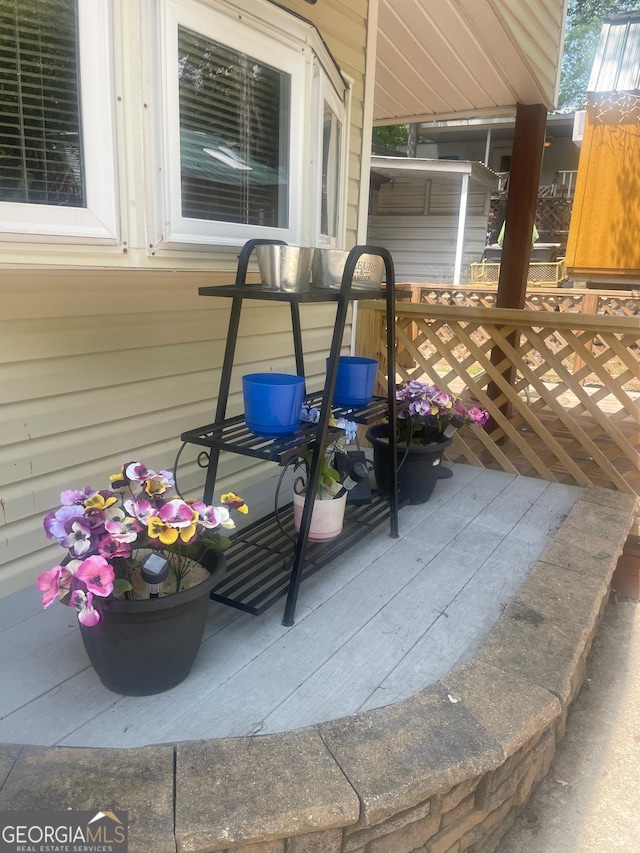 32 Yogi Bear Blvd, Cleveland, GA 30528 - view of wooden terrace