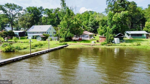 198 Swift Creek Rd, Cordele, GA 31015 - dock featuring a water view