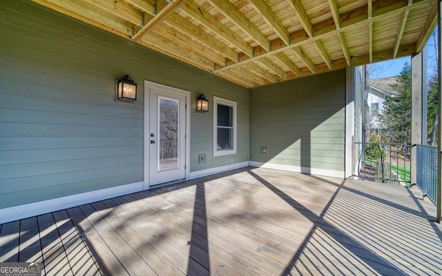 2628 Rolling River Dr, Hiawassee, GA 30546 - view of deck