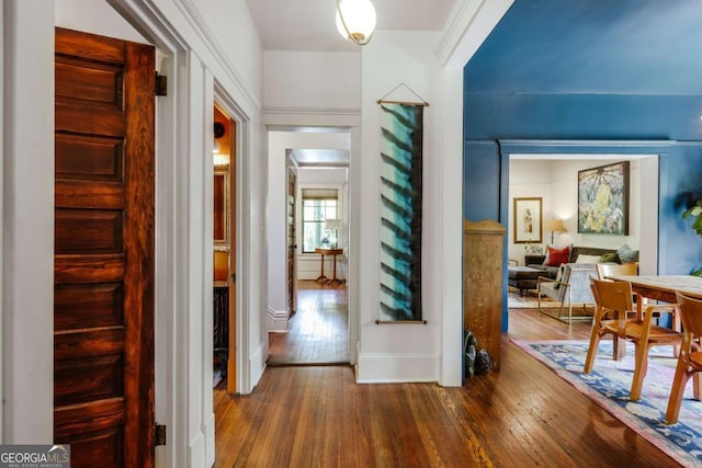 781 Boulevard, Athens, GA 30601 - hall featuring hardwood / wood-style flooring and baseboards