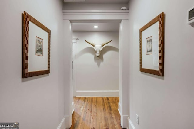781 Boulevard, Athens, GA 30601 - hall featuring wood-type flooring and baseboards