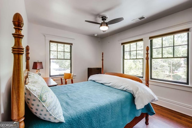 781 Boulevard, Athens, GA 30601 - bedroom featuring wood finished floors and ceiling fan