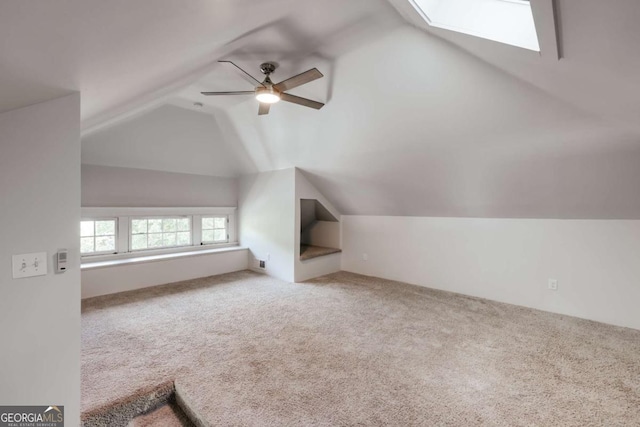 781 Boulevard, Athens, GA 30601 - bonus room featuring lofted ceiling, carpet flooring, a ceiling fan, and a skylight