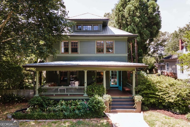 781 Boulevard, Athens, GA 30601 - view of front of home featuring a porch and metal roof