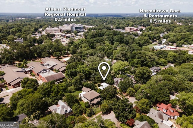 781 Boulevard, Athens, GA 30601 - bird's eye view of a heavily wooded area