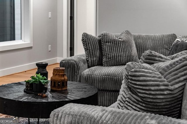 980 Bridge Rd, Ellijay, GA 30540 - living area featuring baseboards and wood finished floors