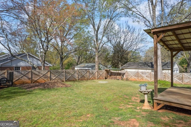 2019 Wiltshire Pl, Snellville, GA 30078 - fenced backyard with a deck
