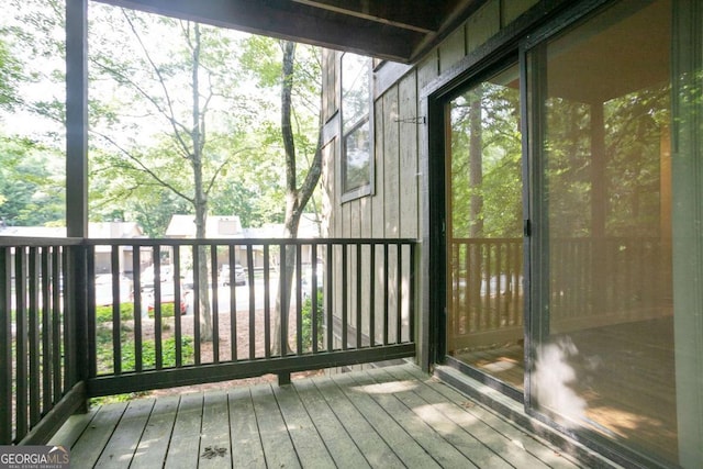 408 River Run Dr, Sandy Springs, GA 30350 - unfurnished sunroom featuring plenty of natural light
