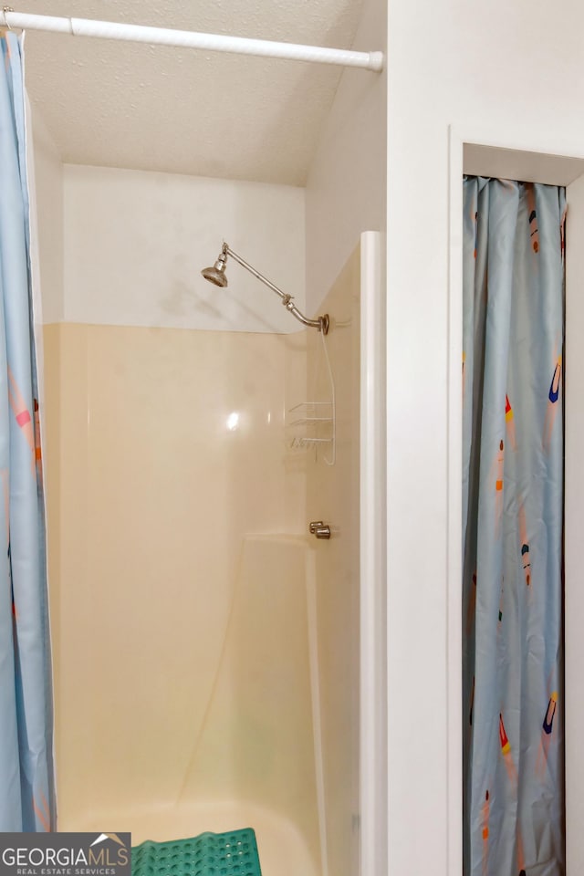1069 Shellman Hammock Dr NE, Townsend, GA 31331 - bathroom with curtained shower