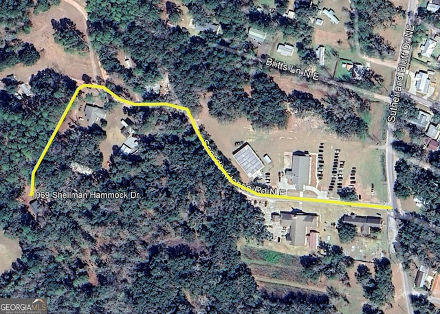 1069 Shellman Hammock Dr NE, Townsend, GA 31331 - map / location