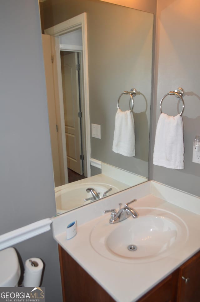 5427 Woodstream Ct, Gainesville, GA 30507 - bathroom featuring vanity and toilet