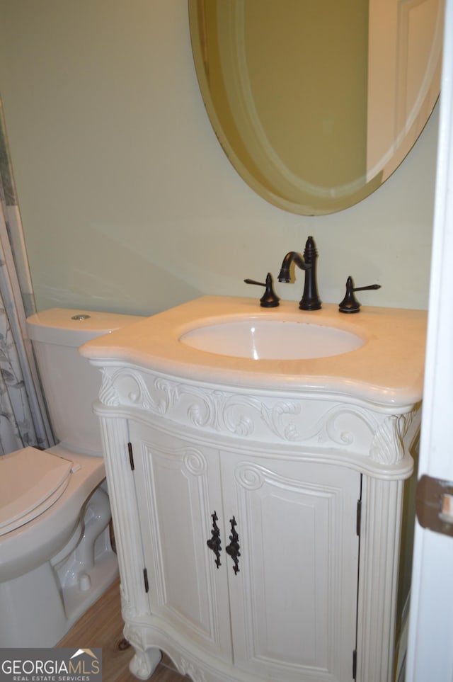 5427 Woodstream Ct, Gainesville, GA 30507 - bathroom featuring vanity and toilet