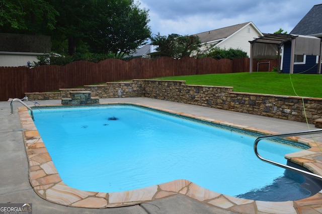 5427 Woodstream Ct, Gainesville, GA 30507 - view of swimming pool featuring a pergola