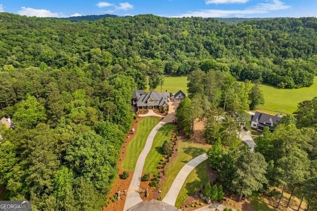 37 Retreat Rdg, Cartersville, GA 30120 - aerial view of property's location with a heavily wooded area