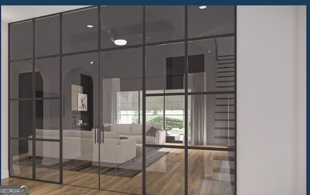 0 Ebenezer Rd Unit 4, Fayetteville, GA 30215 - interior space with a towering ceiling and recessed lighting