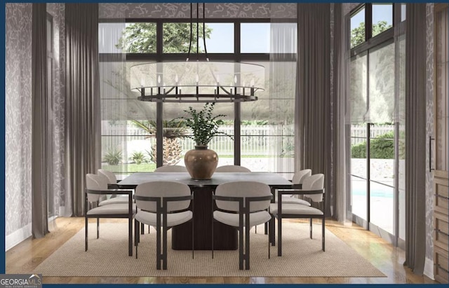 0 Ebenezer Rd Unit 4, Fayetteville, GA 30215 - dining room featuring a chandelier