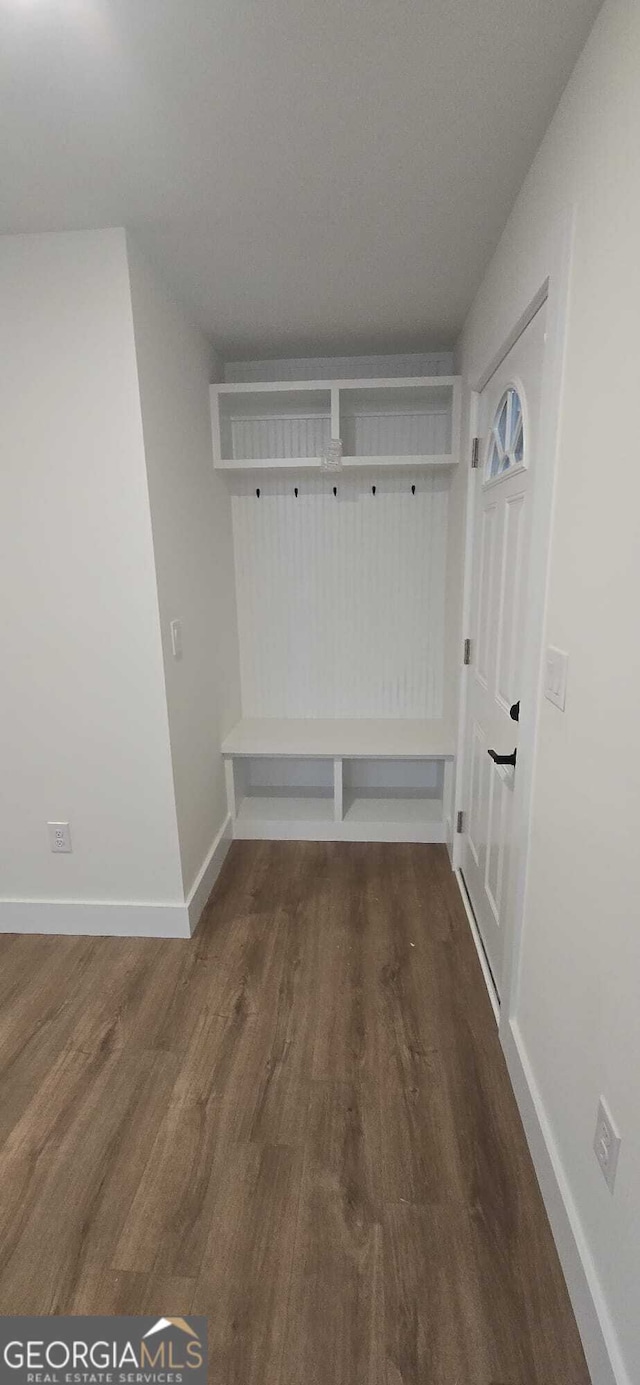 1227 Kenilworth Dr SW, Atlanta, GA 30310 - mudroom with wood finished floors and baseboards